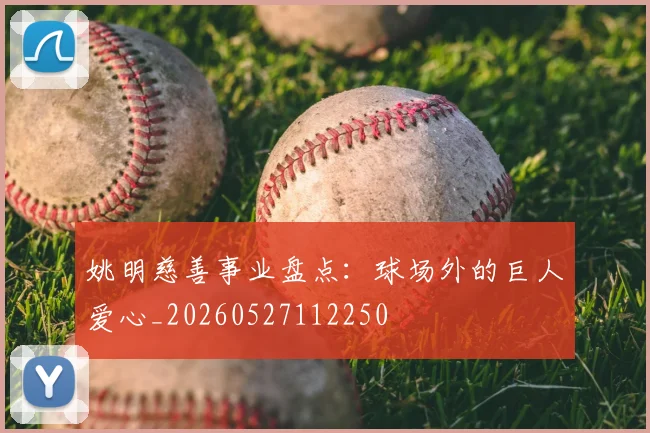 姚明慈善事业盘点：球场外的巨人爱心_20260527112250